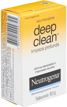 [3 Unidades] Sabonete Facial Deep Clean 80g - Neutrogena