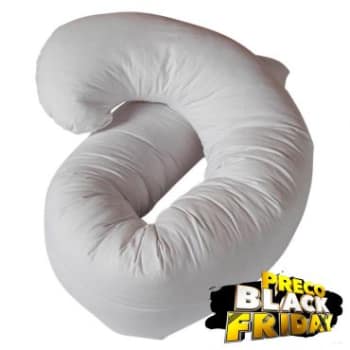 Travesseiro de Corpo Extra Minhocão: 1,60x0,25m em Malha 100% algodão - Fibrasca
