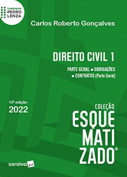 Livro Direito Civil Esquematizado Parte Geral 12ª Edição 2022 - Carlos Roberto Gonçalves & Pedro Lenza