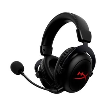 Headset Gamer Sem Fio HyperX Cloud II Core, Drivers 53mm, 2.4GHz, Compatível com PC, Preto - 6Y2G8AA