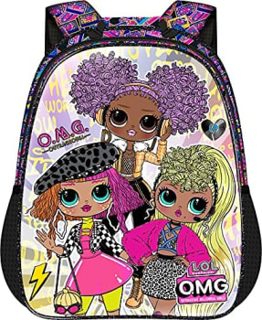 Mochila 16 Flash 10.302 Artigo Escolar - LOL MGA