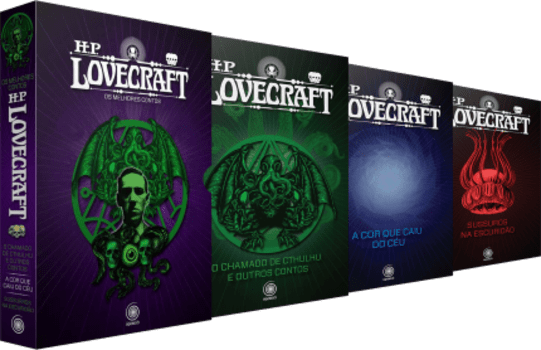 Box Livro HP Lovecraft - Os Melhores Contos - 3 Volumes