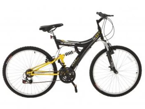 Bicicleta Track  Bikes TB-100XS/PA Aro 26 - 18 Marchas Suspensão Central Quadro de Aço 