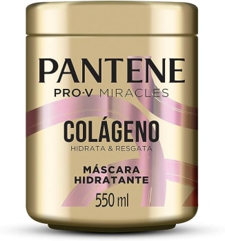 Máscara Hidratante Pantene Colágeno Hidrata e Resgata 550ml