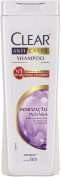 Shampoo Clear Anticaspa Hidratação Intensa - 400ml