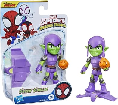 Marvel Boneco Duende Verde Spidey Verde e Roxo