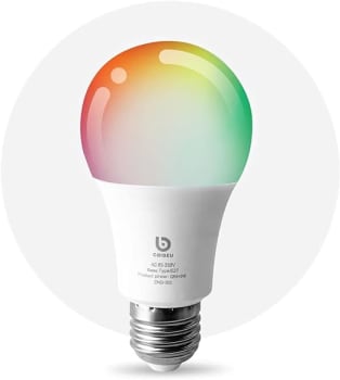 Lampada LED Inteligente Lâmpada Smart WiFi Color RGB Bivolt Luz Branca Quente e Fria