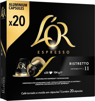 L'OR Café L'Or Cápsula Ristretto - 1 Unidade Com 20 Cápsulas