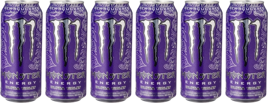 Energético Monster Ultra Violet Lata 473ml - 6 Unidades