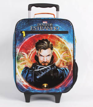 Mala Escolar G com Rodinhas Marvel Doutor Estranho DMW Bags 11387 Colorido