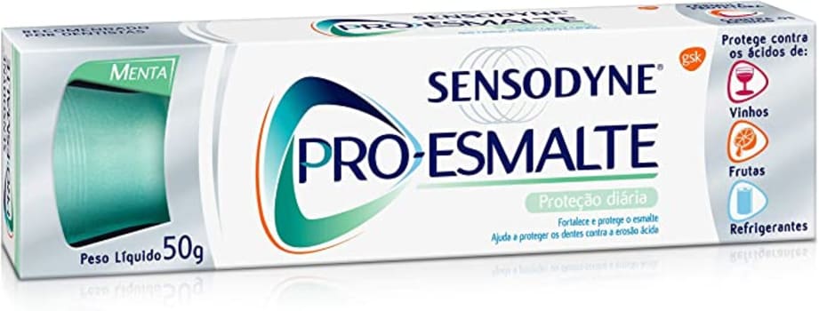 3 Unidades de Creme Dental Pró-Esmalte para Dentes Sensíveis Sensodyne - 50g