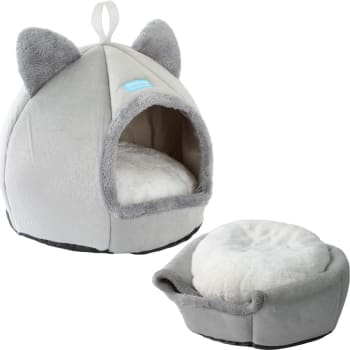 Cabana para Gatos e Pets - Duke & Dixie (Cinza)