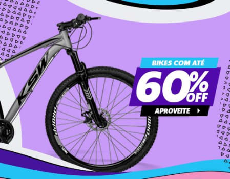 Maratona de Bicicletas com até 60% de Desconto!