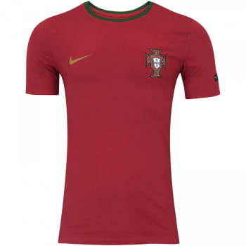 Camiseta Portugal 2018 Crest Nike - Masculina