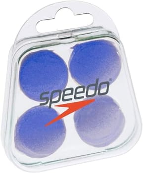 Speedo Protetor De Ouvido, Soft Earplug Unissex, Azul (Blue), Único