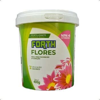 2 Unidades — Fertilizante Adubo Forth Flores 400g - Balde