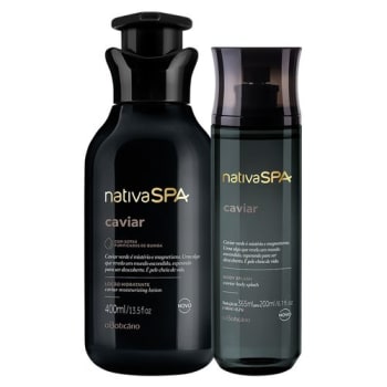 Presente Nativa SPA Caviar: Loção Hidratante + Body Splash