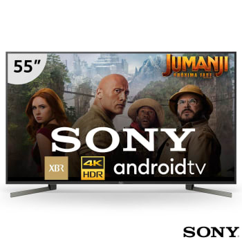 Smart TV 4K Sony LED 55” Ultra Chromecast, placa de vídeo, áudio surround e Wi-Fi - XBR-55X955G