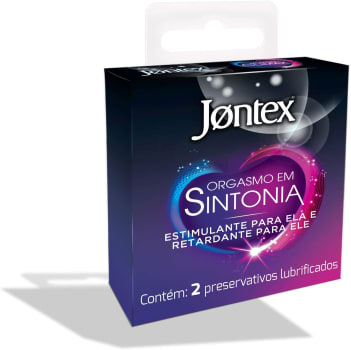  Preservativo Camisinha Jontex Orgasmo em Sintonia - 2 Unidades 