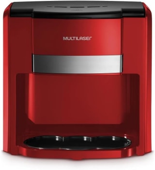 Cafeteira Elétrica 220V com 450W Capacidade de 2 xcíaras Vermelho Multilaser - BE016