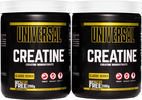 2 Unidades | Creatina Powder Universal Nutrition 200g