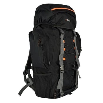 Mochila Intruder Nautika 60 Litros - Preto+Laranja