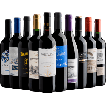 Kit 10 Vinhos com Portada por R$29,90 cada Garrafa