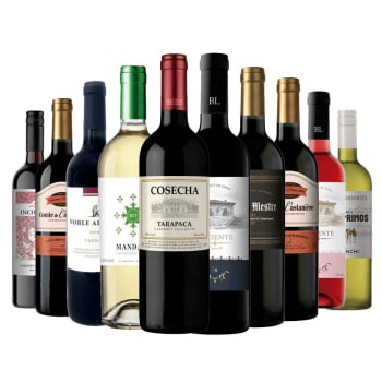 Kit 10 Vinhos por Menos de R$18 a Garrafa