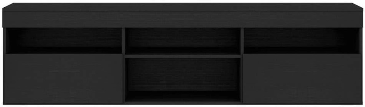 Rack Tv 65" com 2 Portas Paris Multimóveis Preto