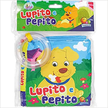 Que Fofura - Um livro de pano! Lupito e Pepito Livro de pano