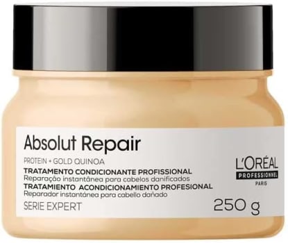 L'Oréal Professionnel Máscara Capilar Absolut Repair | Tratamento Capilar Proteico Para Nutrição Profunda | Hidrata, Repara Danos e Acrescenta Brilho 