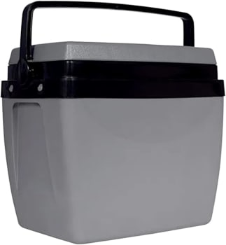 Mor - Caixa Térmica 26L Cinza Com Preto