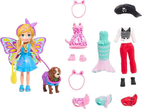 Polly Pocket! Kit Cachorro Fantasias Cmbnds Mattel