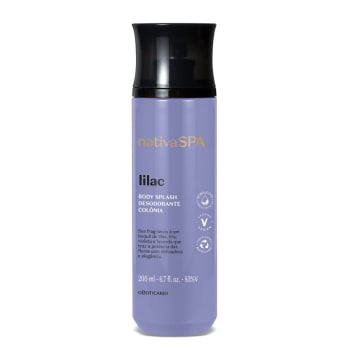 Nativa Spa Lilac Body Splash Desodorante Colônia 200ml