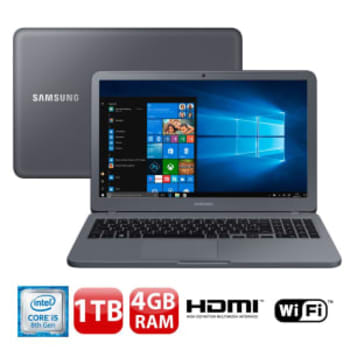 Notebook Samsung Expert X20 Intel Core i5 4GB - 1TB 15,6” Full HD Windows 10 - Magazine Tud0aqui