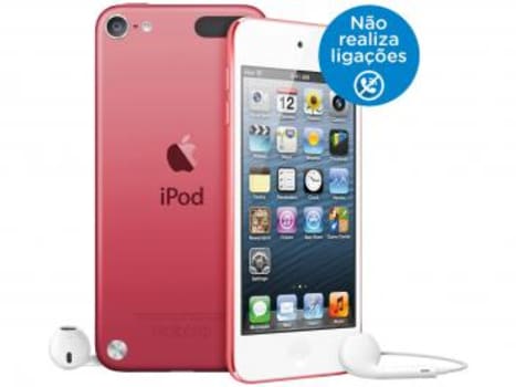 iPod Touch Apple 32GB Tela Multi-Touch Wi-Fi - Bluetooth Câmera 5MP MC903BZ/A Rosa