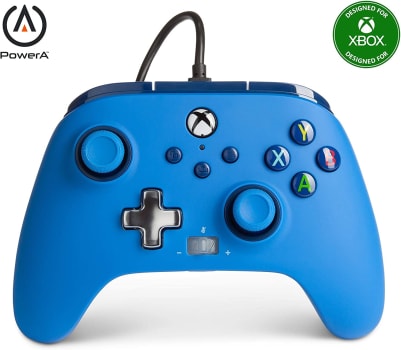 Controle Para Xbox PowerA Com Fio, Xbox Series X|S, Xbox One - Xbox Series X, Azul