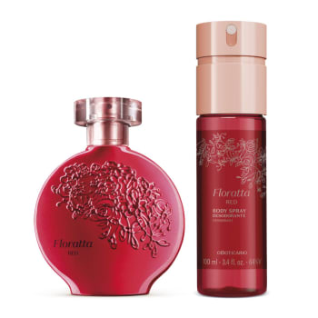 Combo Floratta Red: Desodorante Colônia 75ml + Body Spray 100ml