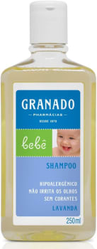 2 Unidades - Shampoo Bebê Lavanda Granado Lilás 250ml