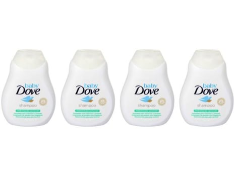 Kit Shampoo Infantil Dove Baby Hidratação Sensível - 200ml 4 Unidades - Magazine Ofertaesperta