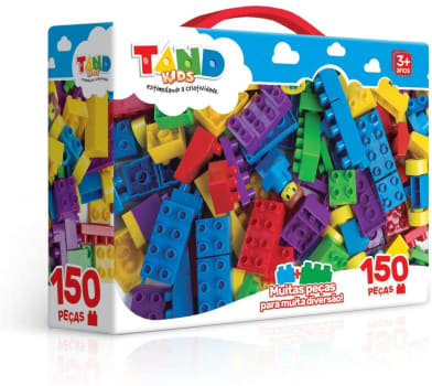 Tand Kids Maleta 150 Peças Toyster Brinquedos