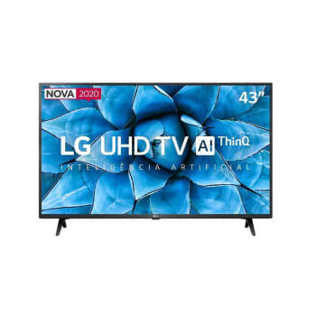 Smart TV LED 43" LG 43UN7300 UHD 4K Bluetooth HDR 10 Thing Ai Google Assistente - Alexa Iot Função Gamer