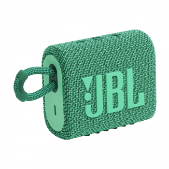 Caixa De Som Portátil Bluetooth Jbl Go 3 Eco, Verde