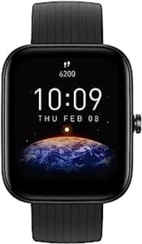 Amazfit 2022 new models bip 3 5atm 1.69" display Smartwatch inteligente para android ios -black